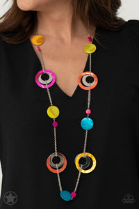 Kaleidoscopically Captivating Multi Color Necklace Paparazzi