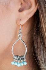 Load image into Gallery viewer, Broadway Babe Blue Earrings Paparazzi
