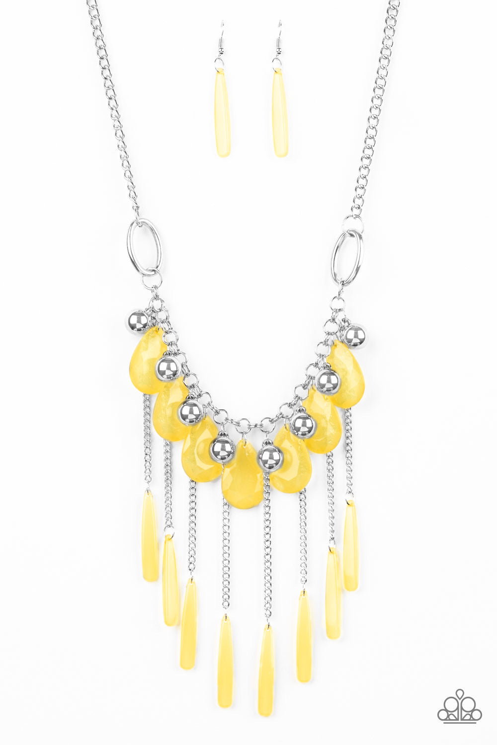 Roaring Riviera - Yellow Necklace Paparazzi