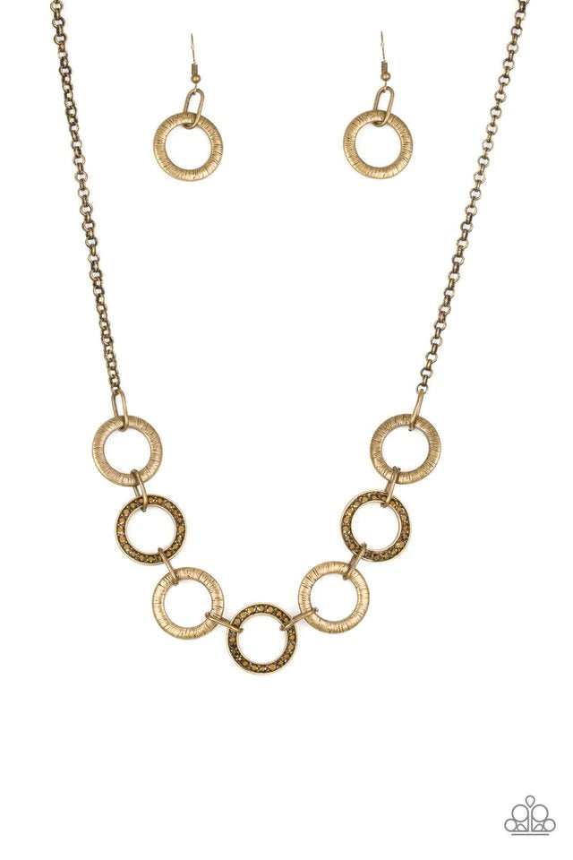 Modern Day Madonna - Brass Necklace Paparazzi