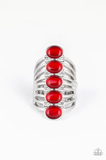 Load image into Gallery viewer, BLING Your Heart Out - Red Ring Paparazzi
