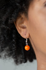 Load image into Gallery viewer, Friday Night Fringe - Orange Necklace Paparazzi
