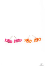 Load image into Gallery viewer, Inspirational Words Starlet Shimmer Earrings Paparazzi
