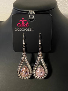 A-Lister Attitude Pink Earrings Paparazzi