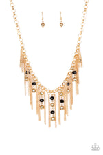 Load image into Gallery viewer, Ever Rebellious - Gold Necklace Paparazzi
