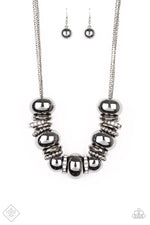 Load image into Gallery viewer, Only The Brave - Black Necklace Paparazzi
