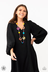 Kaleidoscopically Captivating Multi Color Necklace Paparazzi