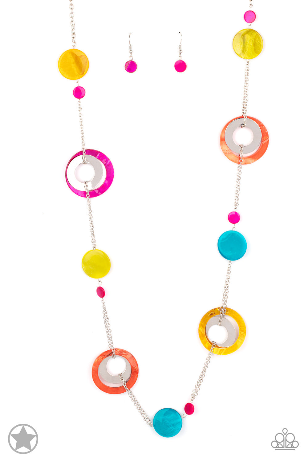 Kaleidoscopically Captivating Multi Color Necklace Paparazzi