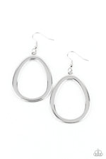 Load image into Gallery viewer, Casual Curves - Silver Earrings
