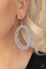 Load image into Gallery viewer, Radical Razzle - White Earrings Paparazzi
