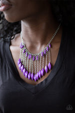 Load image into Gallery viewer, Venturous Vibes - Purple Necklace
