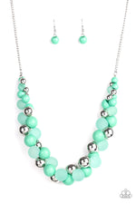 Load image into Gallery viewer, Bubbly Brilliance Green Necklace Paparazzi
