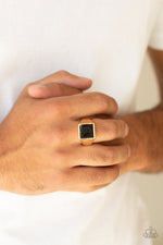 Load image into Gallery viewer, Fresh Start Gold Men’s Ring Paparazzi
