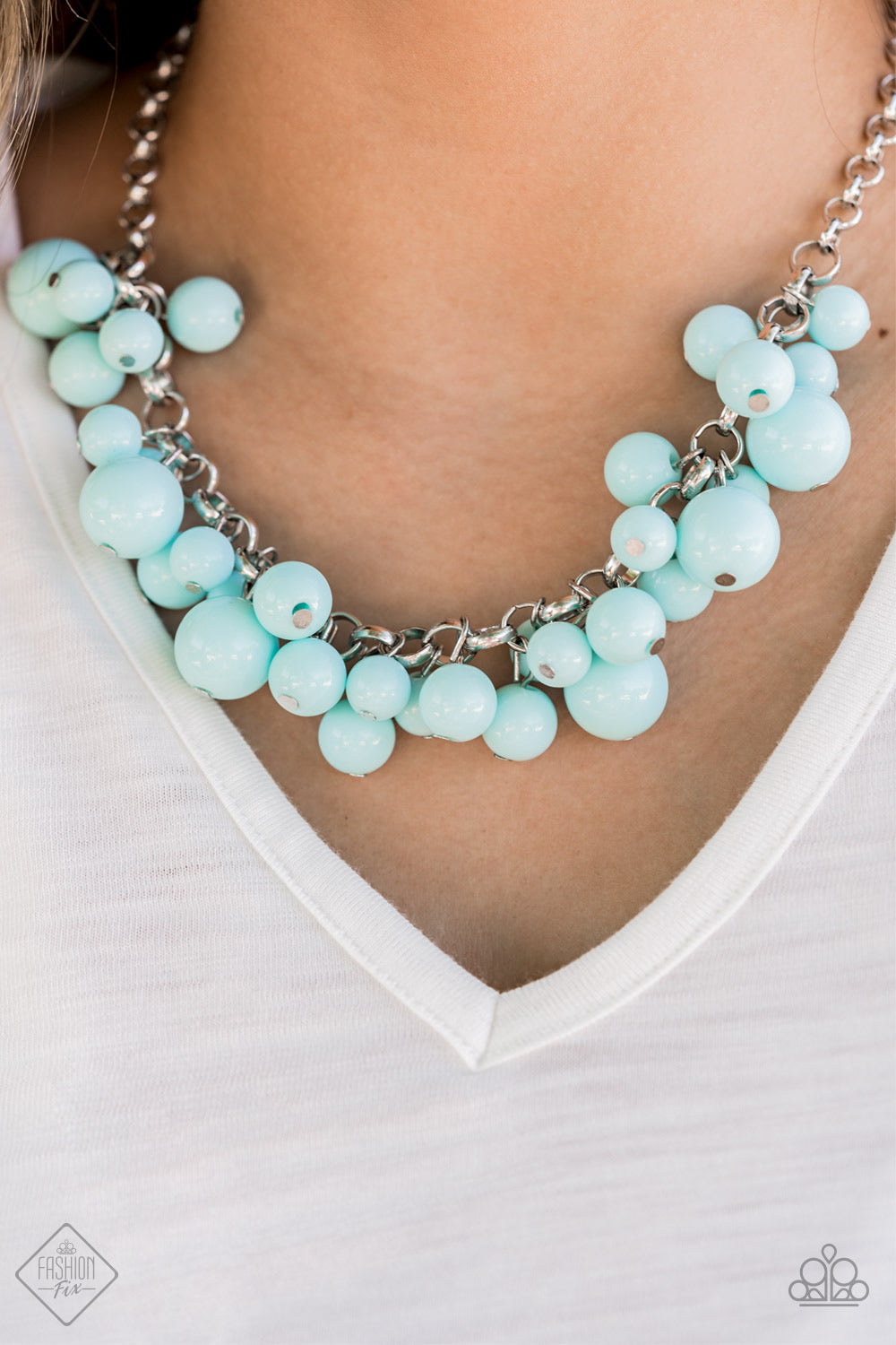 Walk This Broadway - Blue Necklace Paparazzi