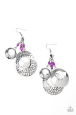 Load image into Gallery viewer, Wanderlust Garden - Purple Earrings Paparazzi
