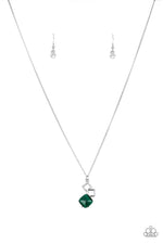 Load image into Gallery viewer, Stylishly Square - Green Necklace Paparazzi
