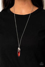 Load image into Gallery viewer, Spontaneous Sparkle-Red Necklace Paparazzi
