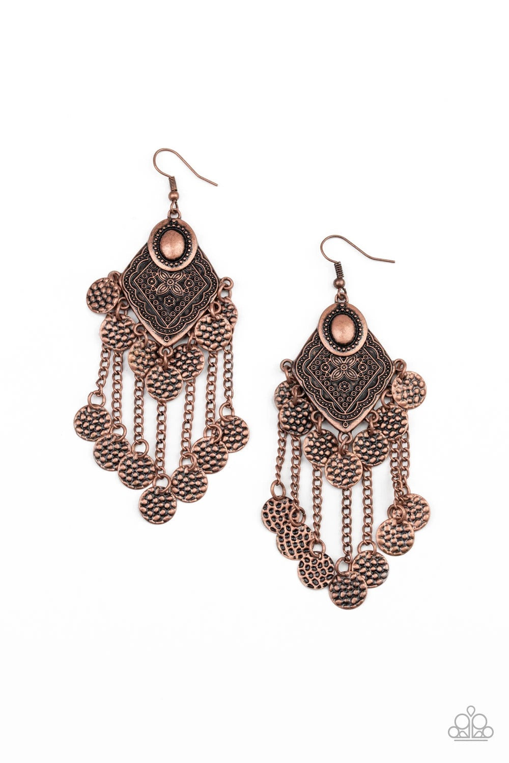 Garden Explorer Copper Earrings Paparazzi