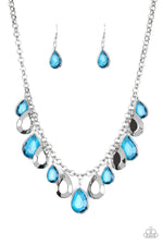 Load image into Gallery viewer, CLIQUE-bait - Blue Necklace Paparazzi
