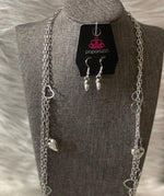 Load image into Gallery viewer, Chicly Cupid - Silver Necklace Paparazzi
