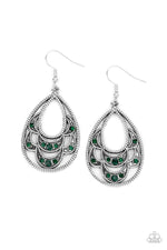 Load image into Gallery viewer, Malibu Macrame - Green Earrings Paparazzi
