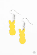 Load image into Gallery viewer, Easter Bunny Starlet Shimmer Earrings Paparazzi
