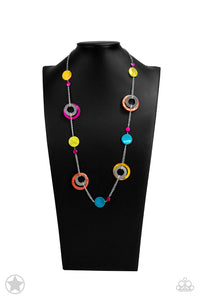 Kaleidoscopically Captivating Multi Color Necklace Paparazzi