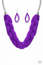 Load image into Gallery viewer, The Great Outback - Purple Necklace
