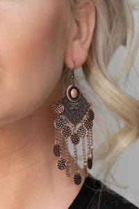 Garden Explorer Copper Earrings Paparazzi