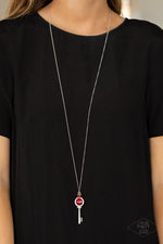 Load image into Gallery viewer, Unlock Every Door - Red Necklace Paparazzi
