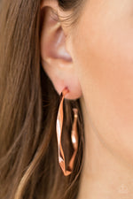 Load image into Gallery viewer, Plot Twist Copper Earrings Paparazzi
