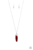 Load image into Gallery viewer, Spontaneous Sparkle-Red Necklace Paparazzi
