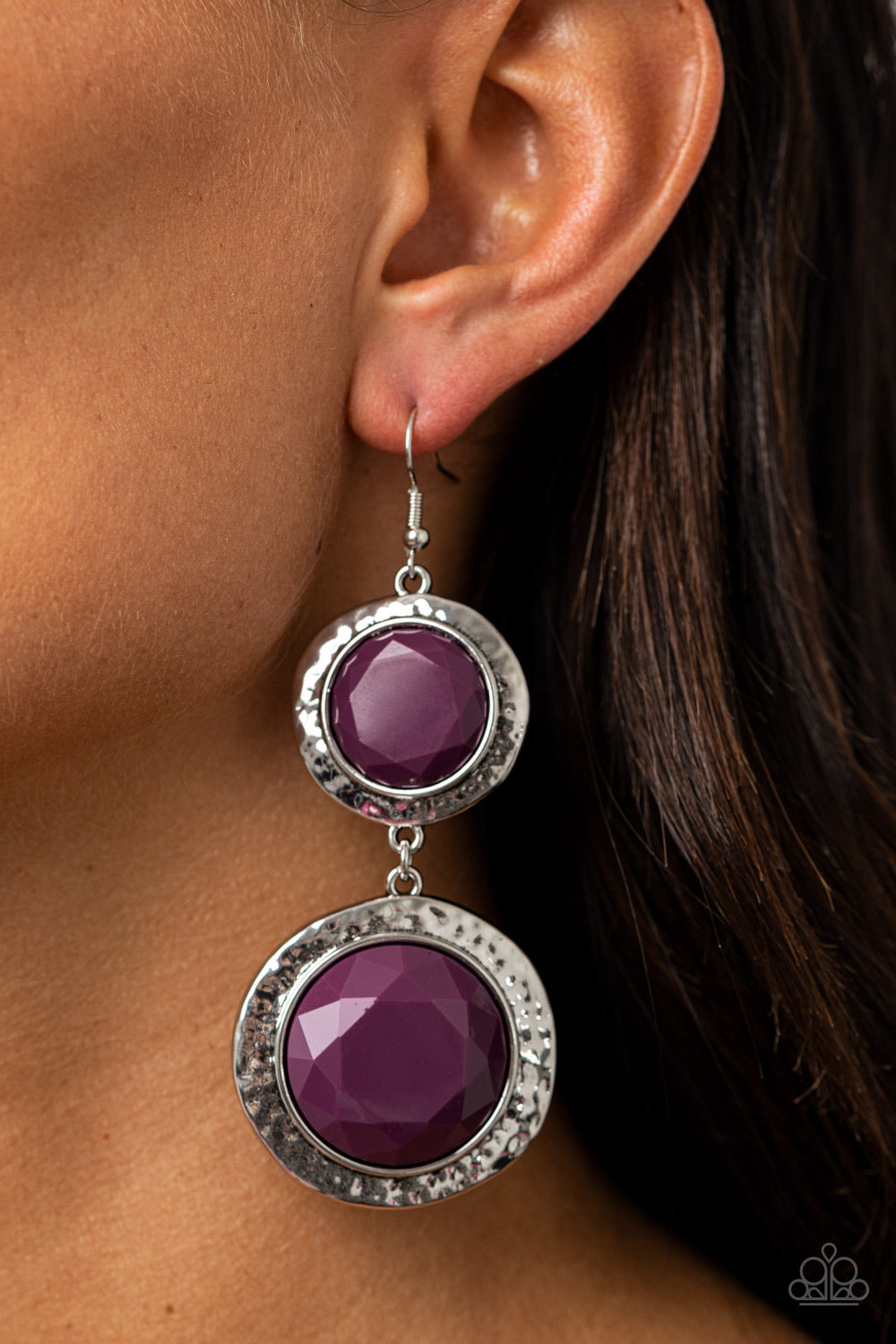 Thrift Shop Stop - Purple Earrings Paparazzi