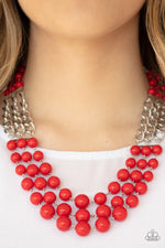Load image into Gallery viewer, A La Vogue Red Necklace Paparazzi
