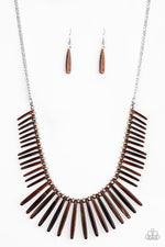 Load image into Gallery viewer, Out of My Element - Brown Necklace
