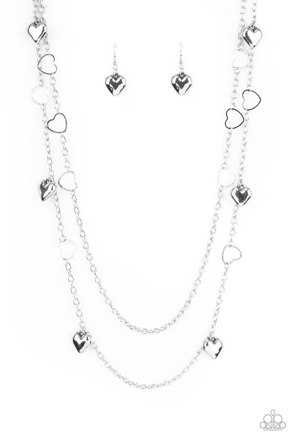 Chicly Cupid - Silver Necklace Paparazzi