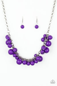 Walk This BROADWAY - Purple Necklace Paparazzi