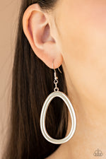 Load image into Gallery viewer, Casual Curves - Silver Earrings
