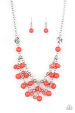 Load image into Gallery viewer, Seaside Soiree - Orange Necklace
