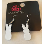 Load image into Gallery viewer, Easter Bunny Starlet Shimmer Earrings Paparazzi
